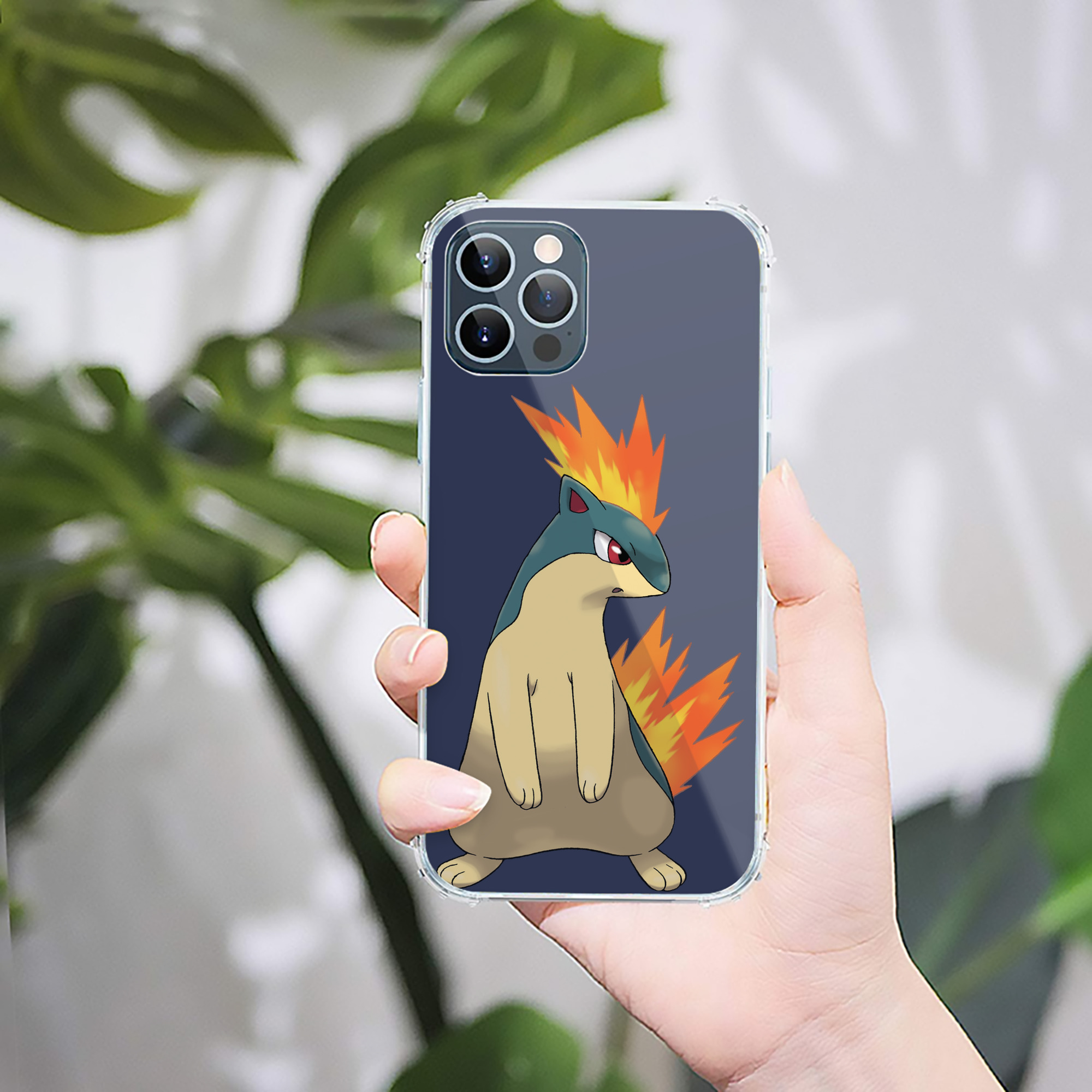 （画像用） ポケットモンスター Pokémon 【iPhone 12シリーズ対応】透明スマホケース（クリアソフトケース）